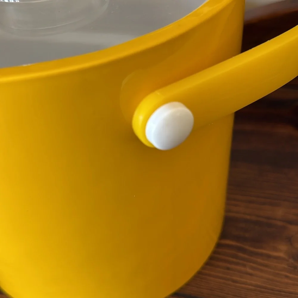 Vintage Shelton-Ware Yellow Ice Bucket